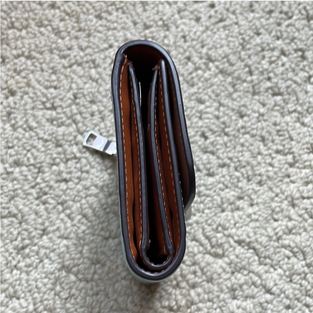 Coach Blue Leather Wallet - Picture 6 of 16